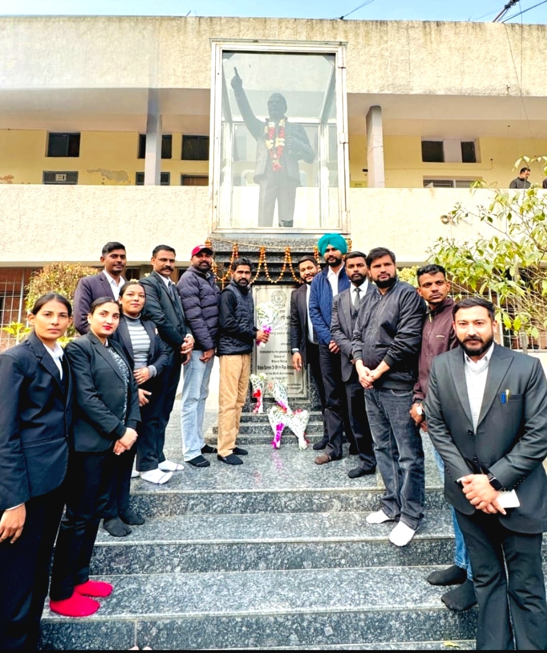 Lawyers protest against Amit Shah in Jalandhar